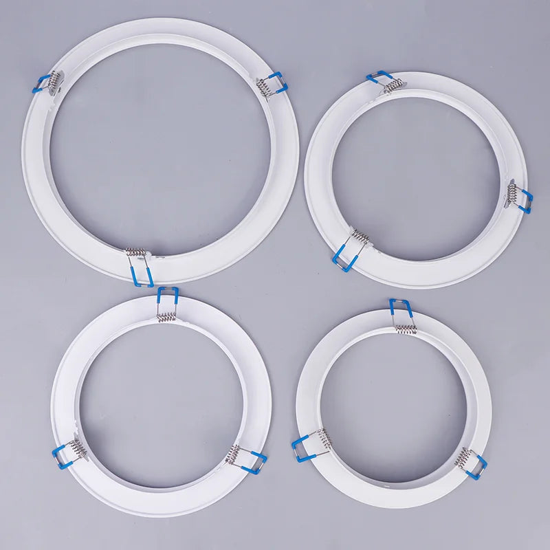 LED Downlight Hole Cover Ring – White Remedial Adapter Frame