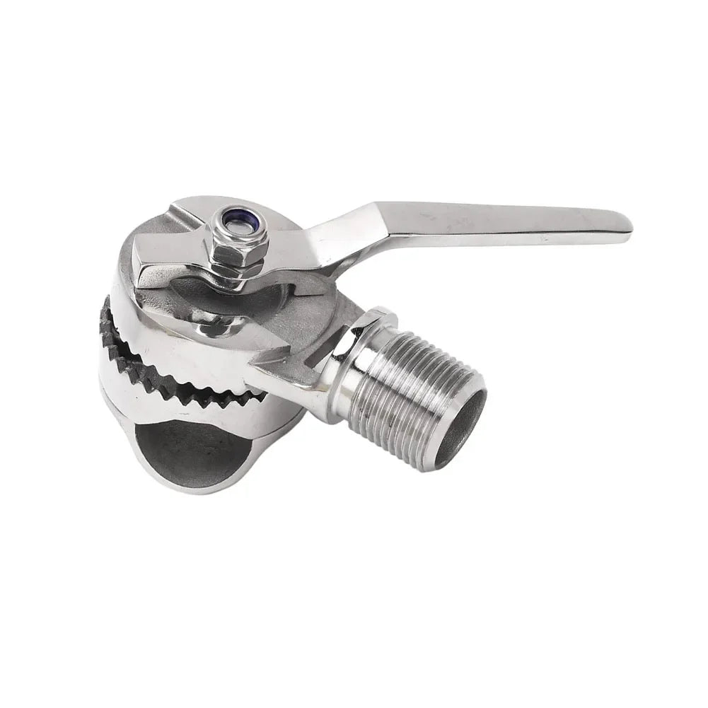 Marine VHF Ratchet Rail Antenna Mount 316 Stainless Steel Antenna Rail Mount PRIMED