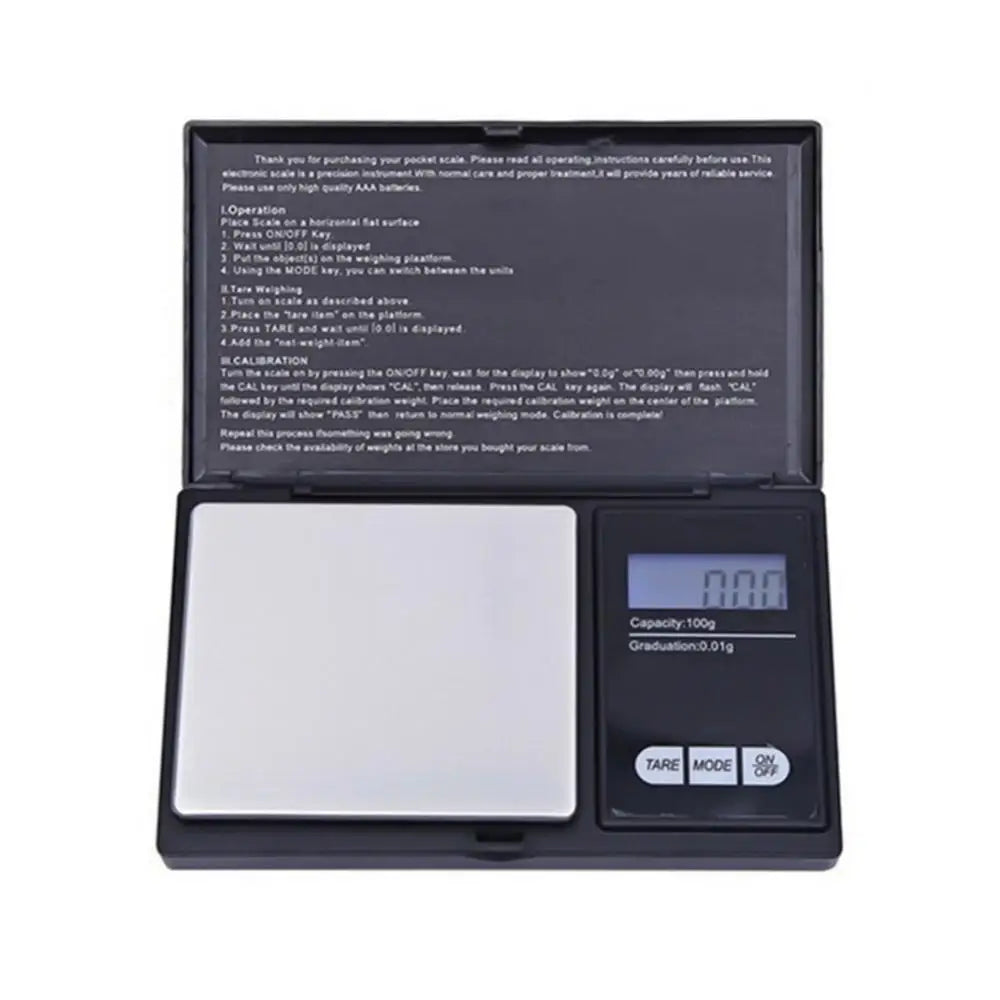 Mini Precision Digital Jewelry Scale 100g/0.01g & 500g/0.1g Digital Jewelry Scale PRIMED