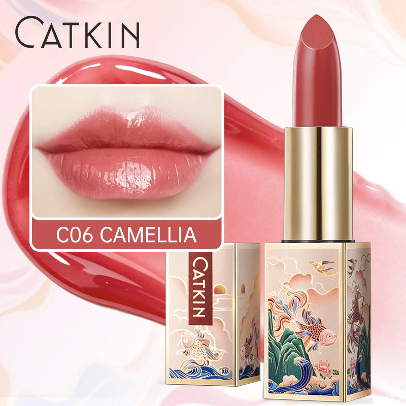 Catkin Sparkling pH Color-Changing Lip Balm | Moisturizing Glow Color-Changing Lip Balm PRIMED C06 Camellia