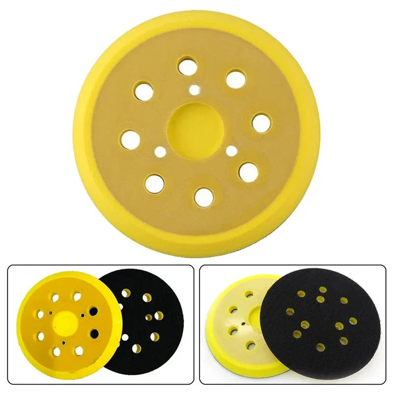5" 125mm Hook & Loop Sanding Pad – 8-Hole Disc Grinder Backing