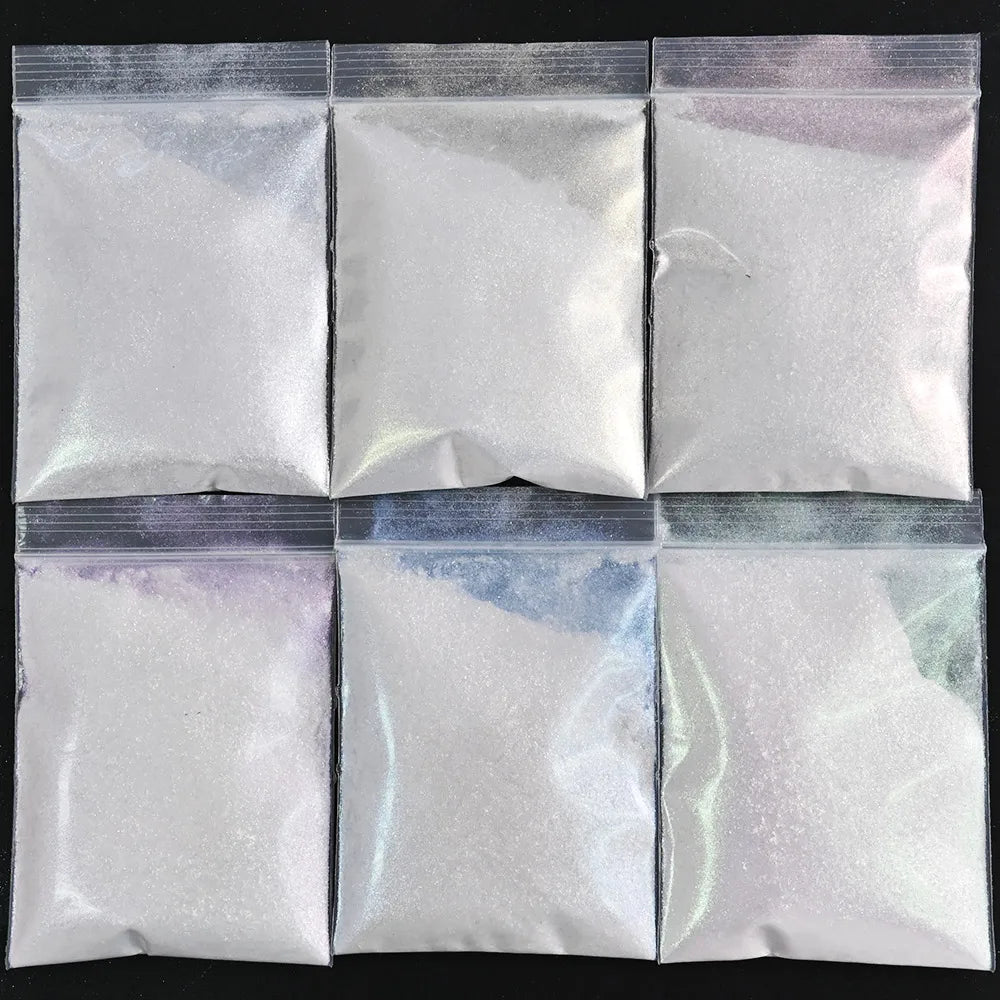 MAFANAILS 20g Diamond Pigment Nail Glitter Powder – 6 Colors
