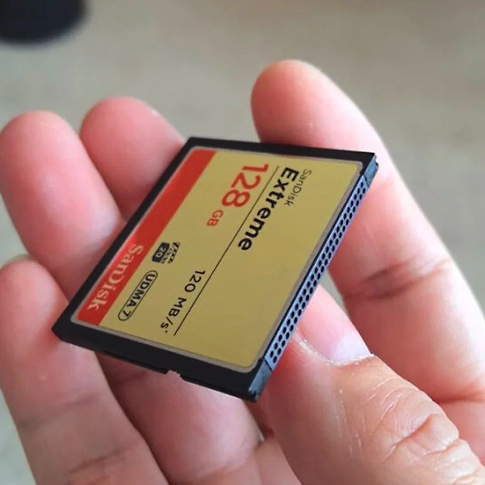 SanDisk Extreme CF Card 32GB 64GB 128GB 800X – DSLR Memory CompactFlash Memory Card PRIMED