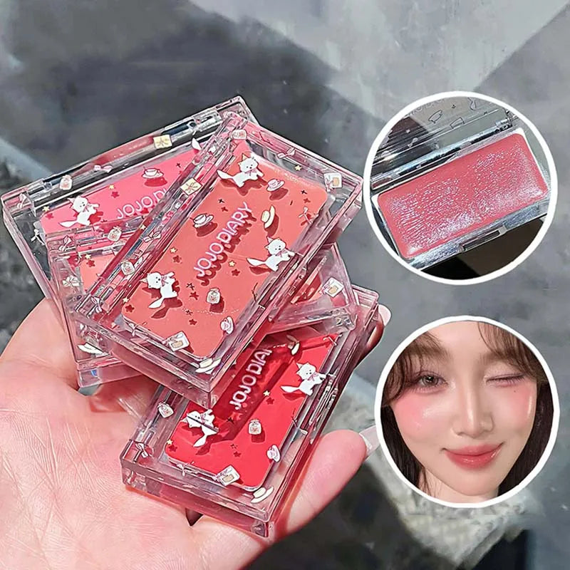 Water Gloss Cream Blush – Peach Pink Moisturizing Makeup