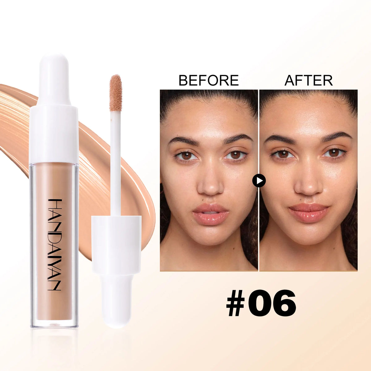 HANDAIYAN 8-Shade Liquid Concealer – Full Coverage Waterproof