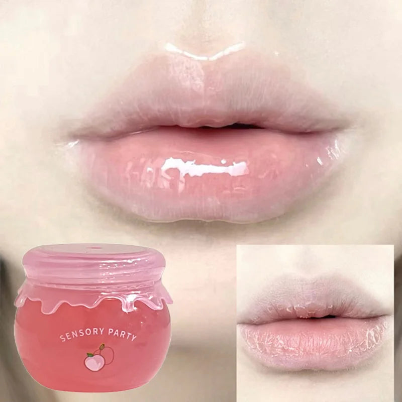 ZYXUAQIR 6g Moisturizing Lip Mask Balm – Grape & Peach