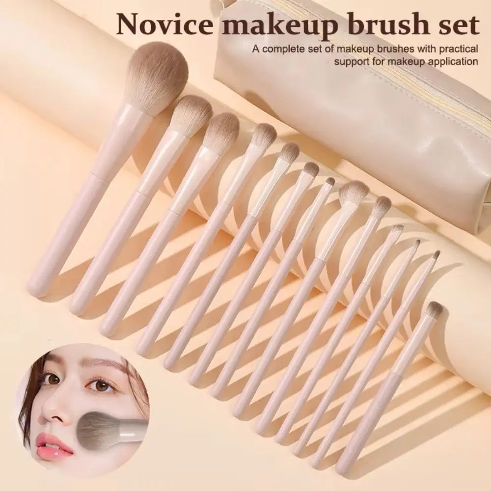 5–13 Piece Soft Makeup Brush Set – Blending, Contour & Eyeshadow Makeup Brush Set PRIMED