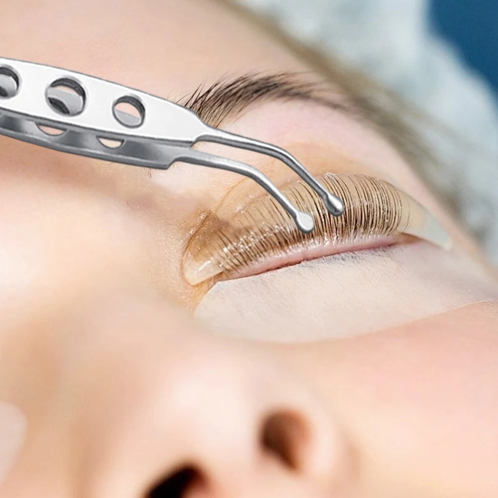 Stainless Steel Eyelid Massage Forceps | Meibomian Compressor