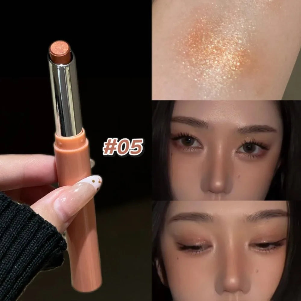 Shimmer Eyeshadow Pen – 3-in-1 Pearlescent Highlight Stick