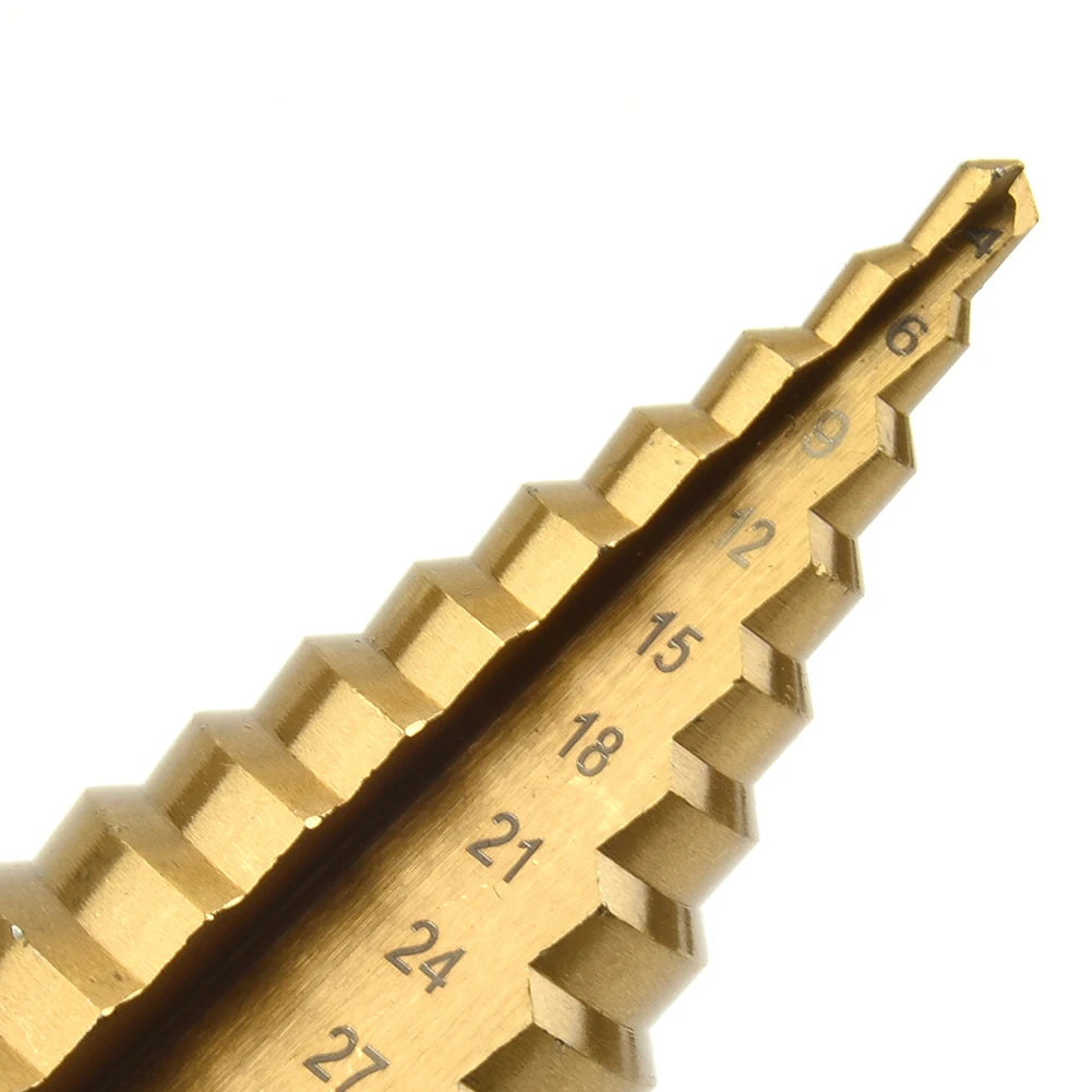 HSS Step Drill Bit 4–42mm | 14-Step Cone for Metal & Wood