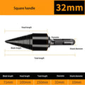 32mm Firewood Splitting Cone Drill Bit | Log Splitter Tool