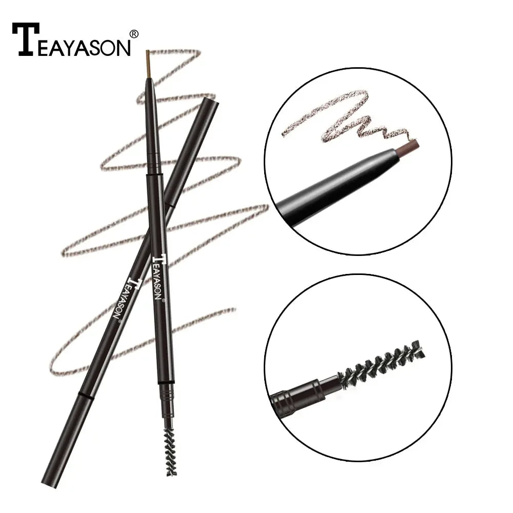 Dual-Ended Waterproof Eyebrow Pencil – 1.5mm Microblading Pen Eyebrow Pencil PRIMED