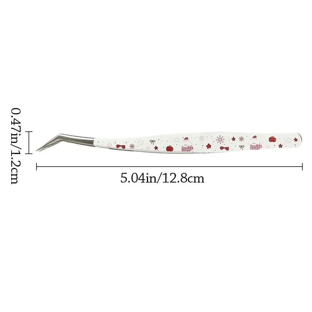 Curved False Eyelash Tweezers – Anti-Static Stainless Steel Eyelash Tweezers PRIMED