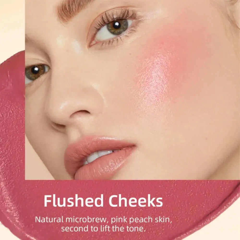 QiBest 6-Color Cream Blush Stick – Waterproof & Long-Lasting Cream Blush Stick PRIMED