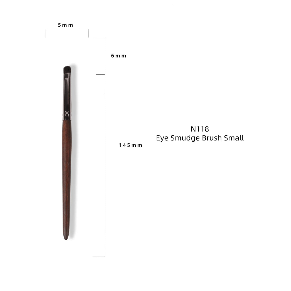 Goat Hair Makeup Brush Set – Foundation, Blush & Eyeshadow