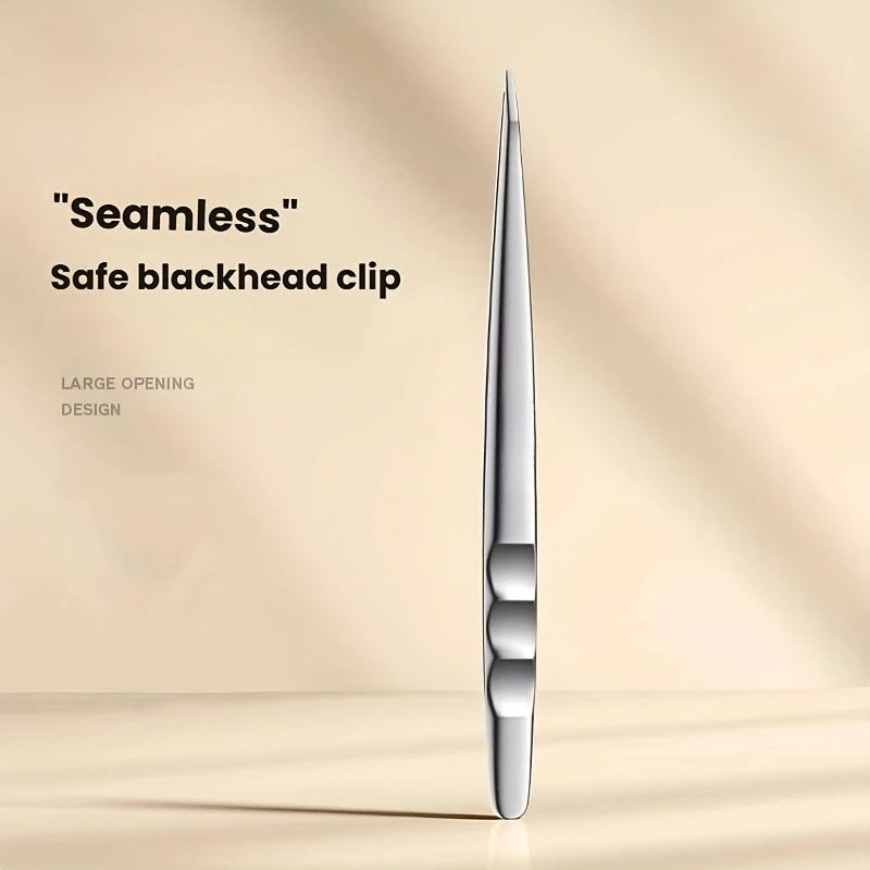 Stainless Steel Tweezers & Comedone Extractor Facial Kit