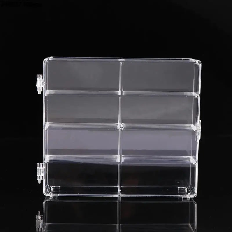 1:64 Car Model Display Box – 8-Slot Clear Acrylic Storage Case Model Car Display Case PRIMED