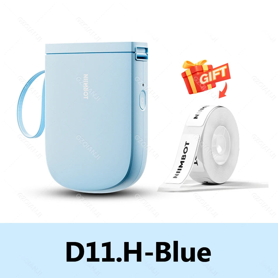 NIIMBOT D11H Mini Bluetooth Label Maker 300DPI Thermal Printer Thermal Label Printer PRIMED 300dpi D11-H BL