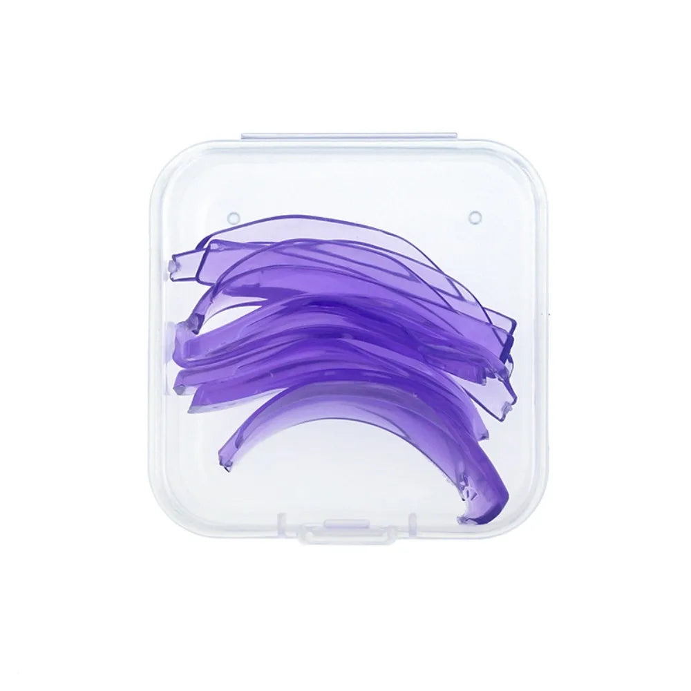 Silicone Eyelash Perm Curling Pads – 4 Pairs, 4 Sizes