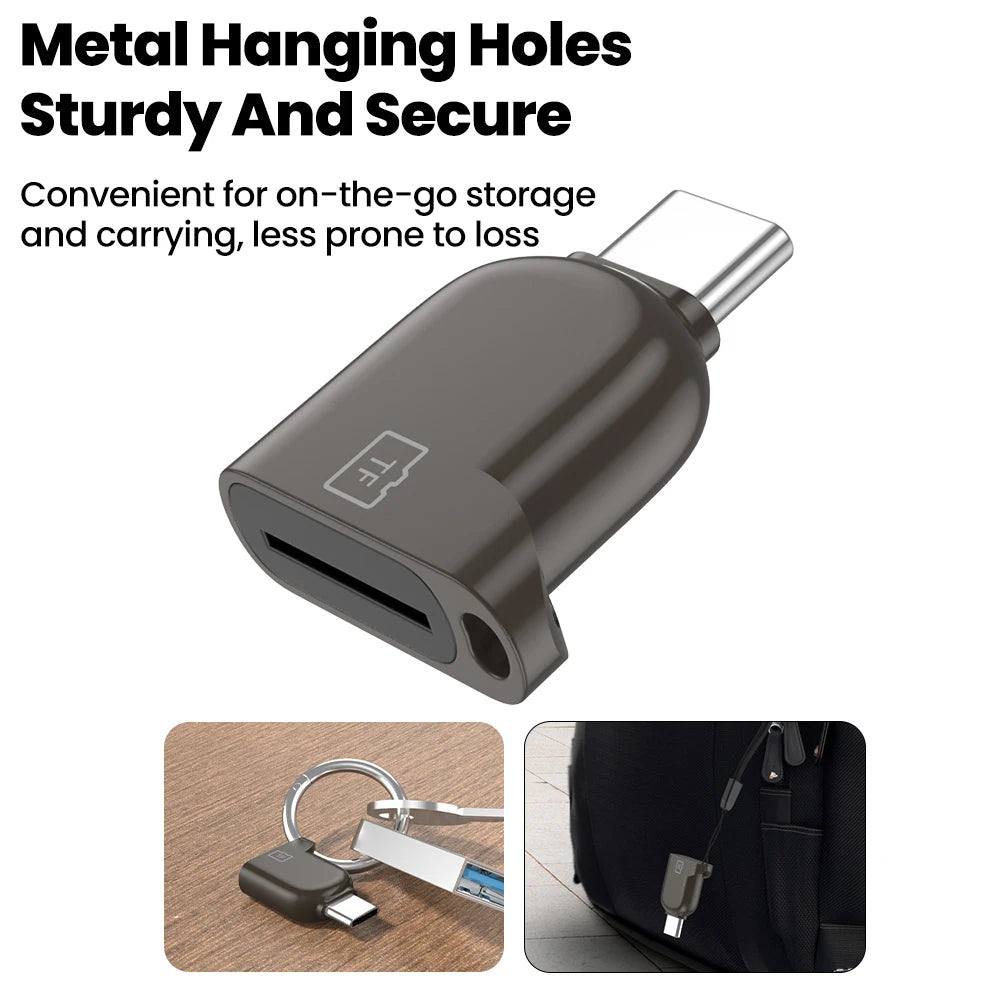 USB-C to MicroSD Card Reader USB 3.0 High-Speed Adapter USB-C Card Reader PRIMED