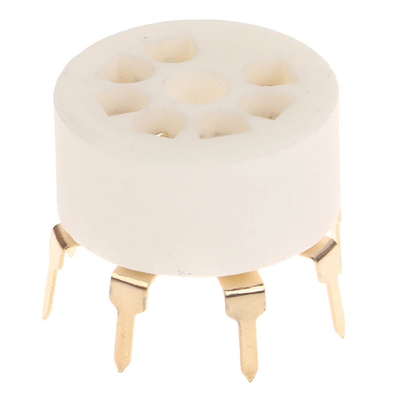 Gold-Plated 7-Pin B7G Vacuum Tube Socket | 6AQ5 6J1 6J2