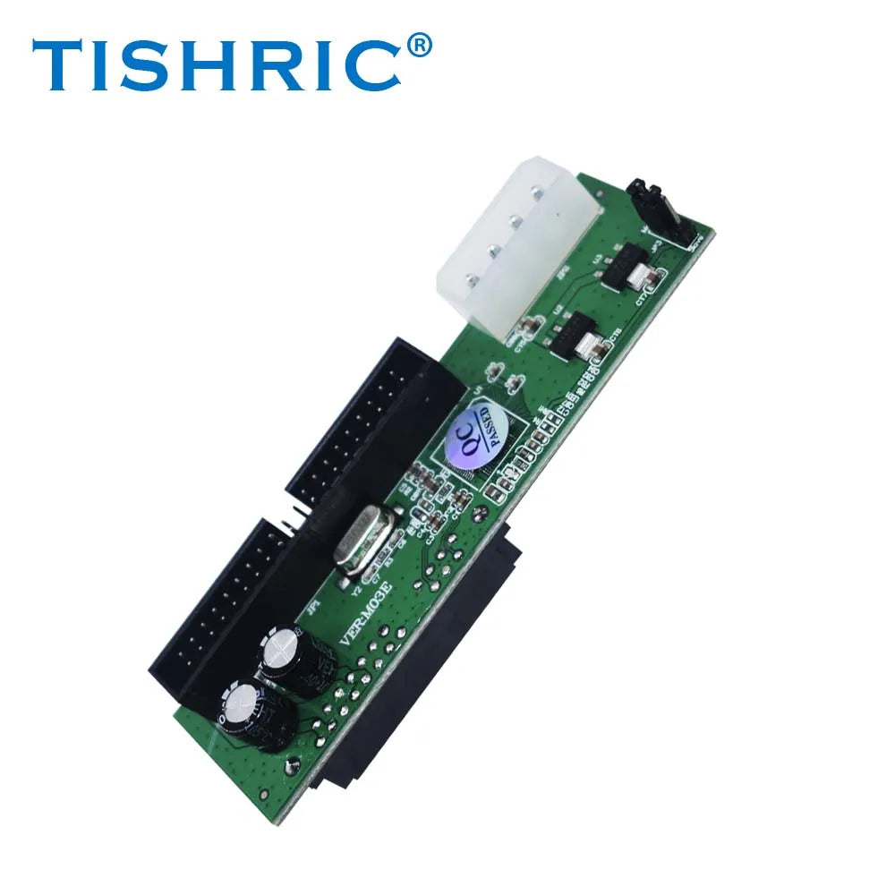 TISHRIC SATA to IDE Adapter 22Pin to 40Pin HDD DVD Converter Storage Adapter PRIMED green China Mainland