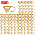 100-Pack Custom Logo USB Flash Drives | Bulk Business Gift USB Flash Drive PRIMED Gold 64GB X 100pcs China Mainland