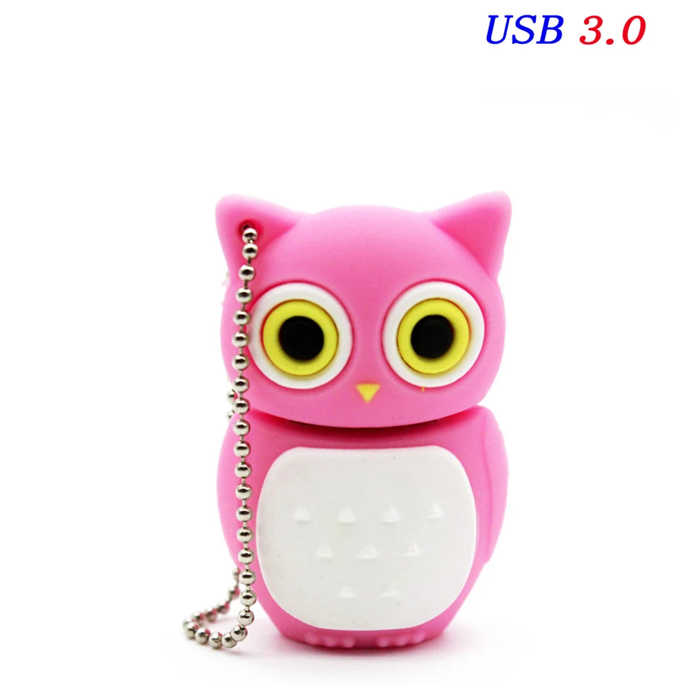 JASTER Cute Cartoon USB Flash Drive 8GB–64GB | Cat & Fox USB Flash Drive PRIMED Gold 32 GB