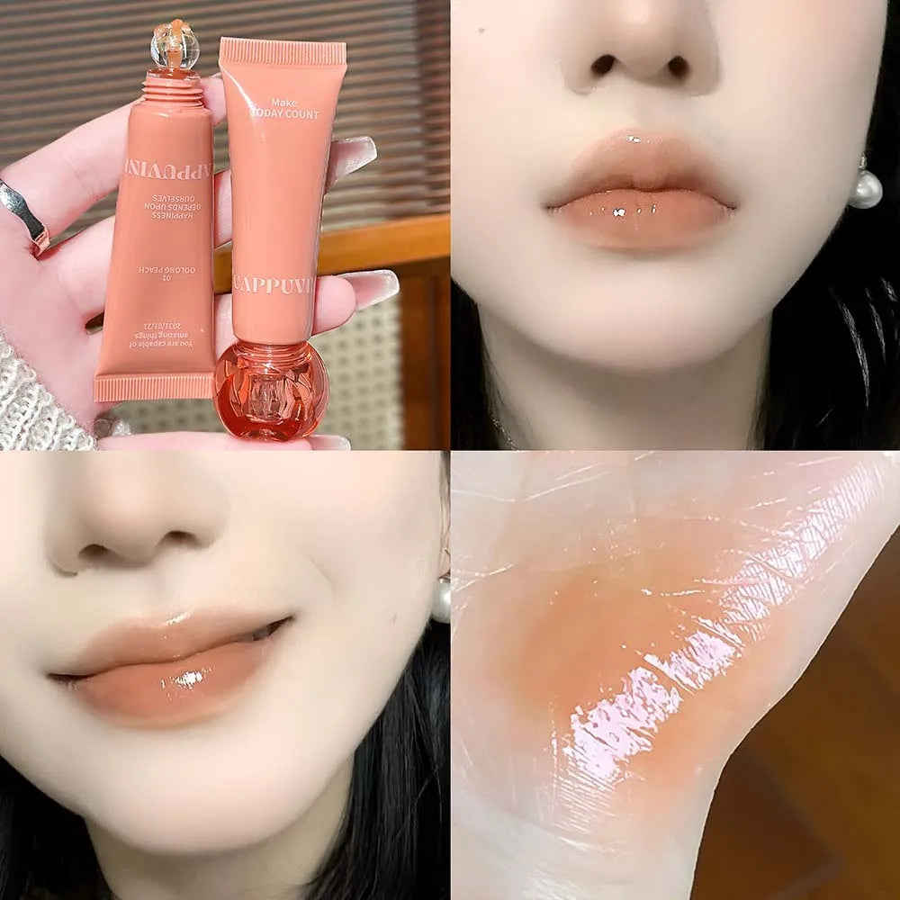 Cappuvini Crystal Jelly Lip Gloss – Plumping & Moisturizing Lip Gloss PRIMED 01 10g