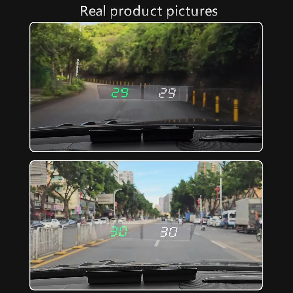 V9 GPS Car Head-Up Display | Digital HUD Speedometer KMH
