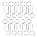 20-Pack Universal SIM Card Ejector Pin Tool for Phones & Tablets SIM Card Ejector Pin PRIMED Sliver White