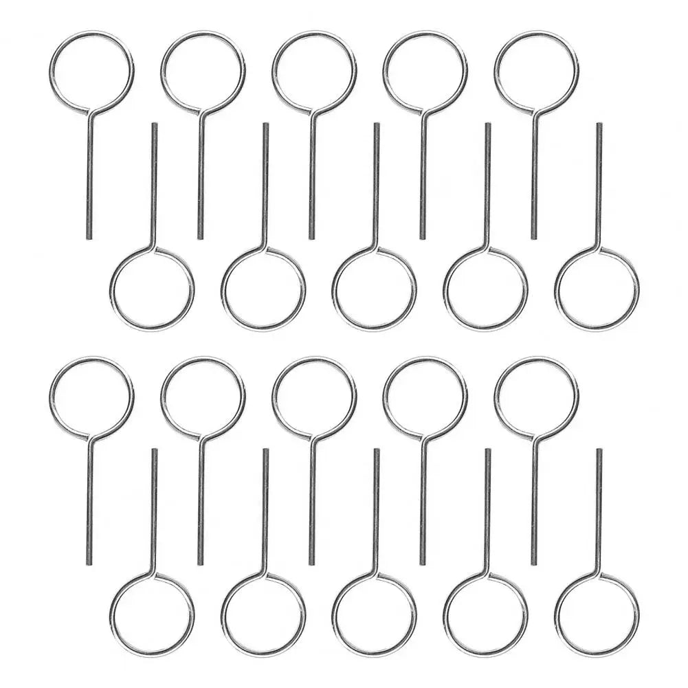 20-Pack Universal SIM Card Ejector Pin Tool for Phones & Tablets SIM Card Ejector Pin PRIMED Sliver White