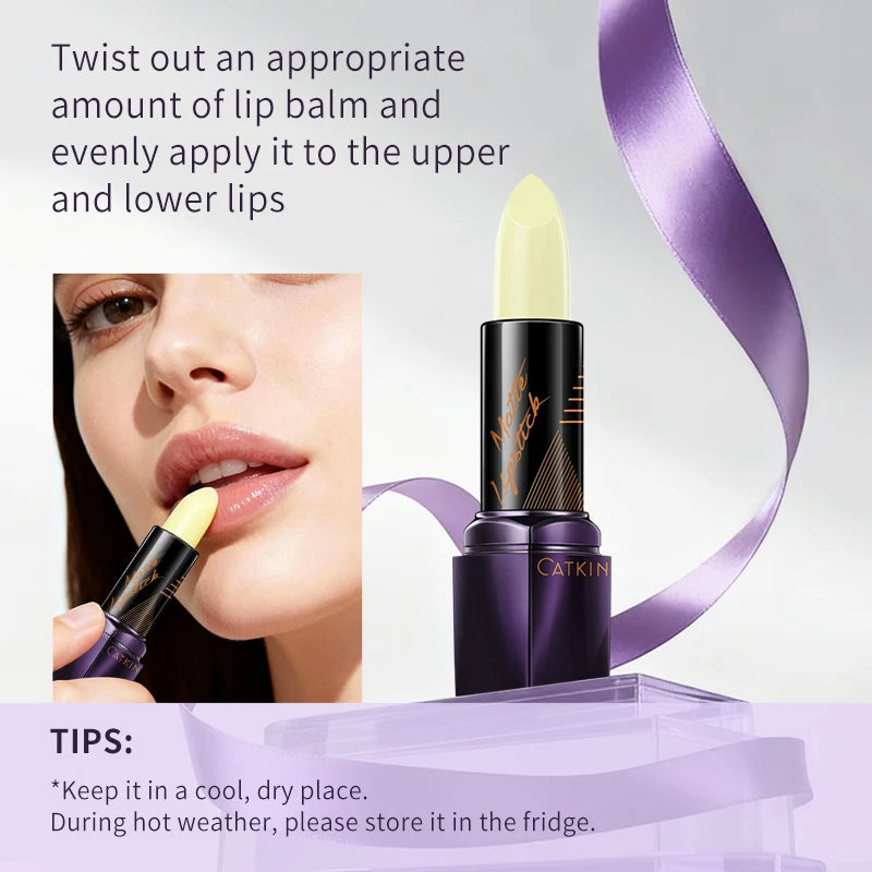 CATKIN Moisturizing Lip Balm C01 – High-Gloss & Hydrating Moisturizing Lip Balm PRIMED