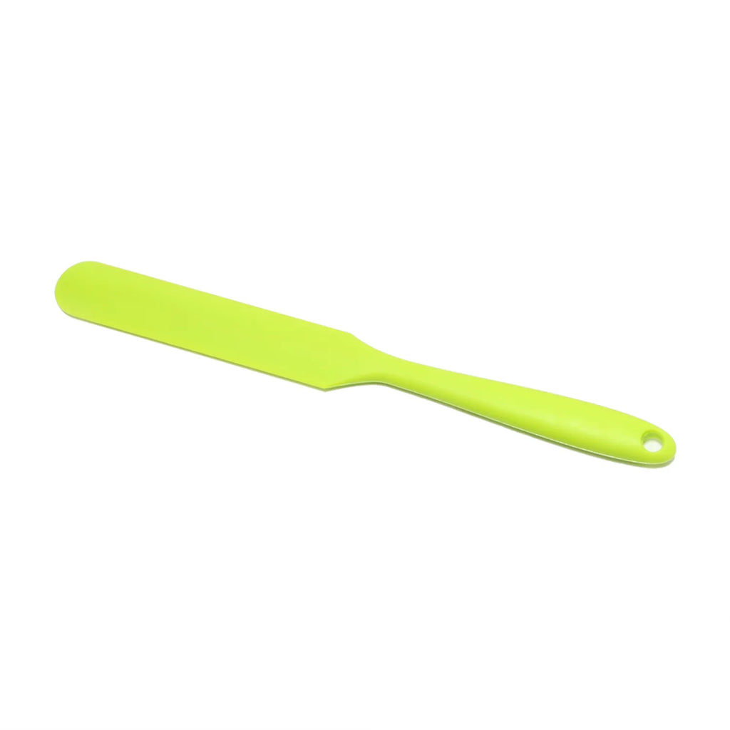 LMETJMA Silicone Jar Spatula – Heat Resistant Baking Scraper Silicone Jar Spatula PRIMED green