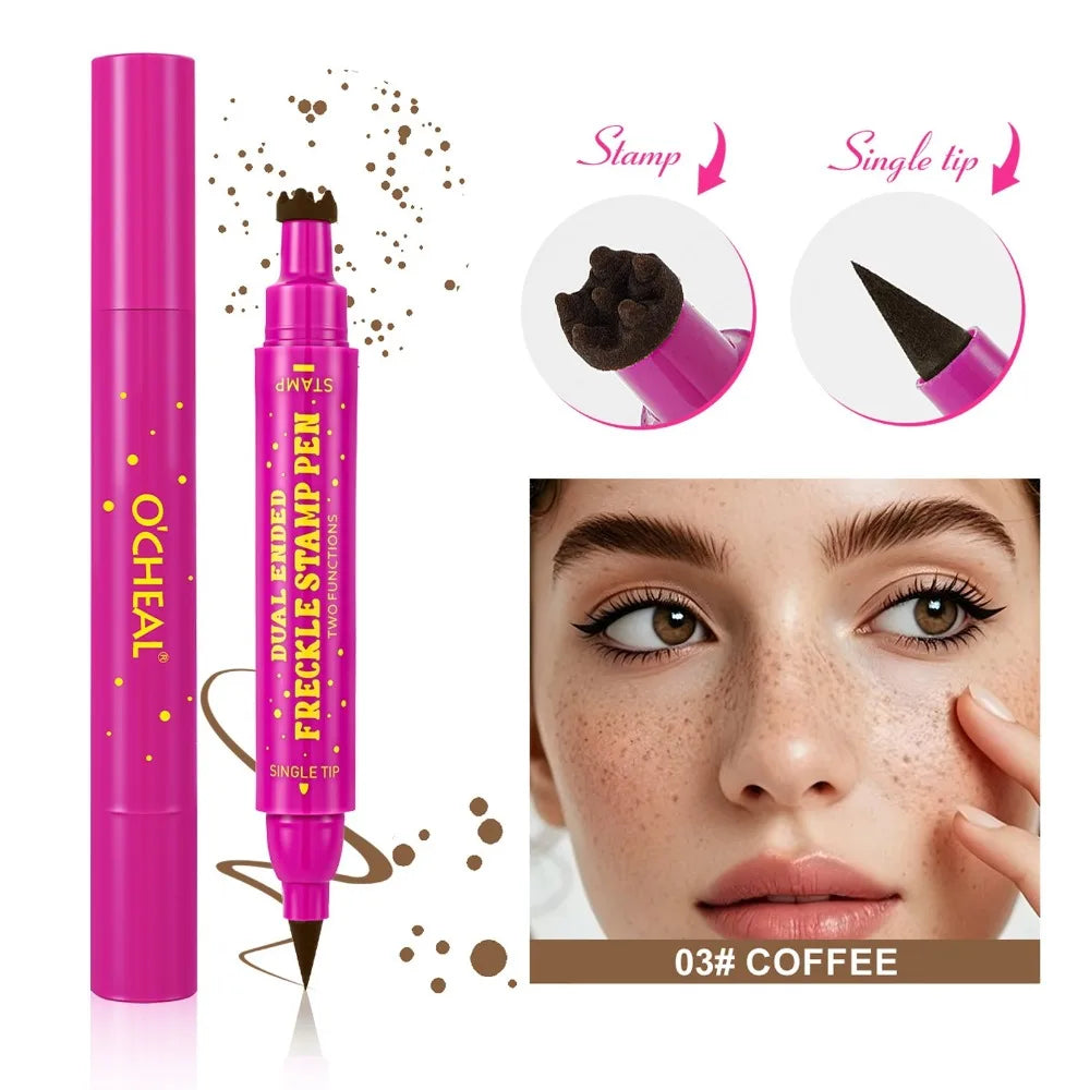 BOSUYA Dual-Ended Waterproof Faux Freckle Pen | Dotting Tool