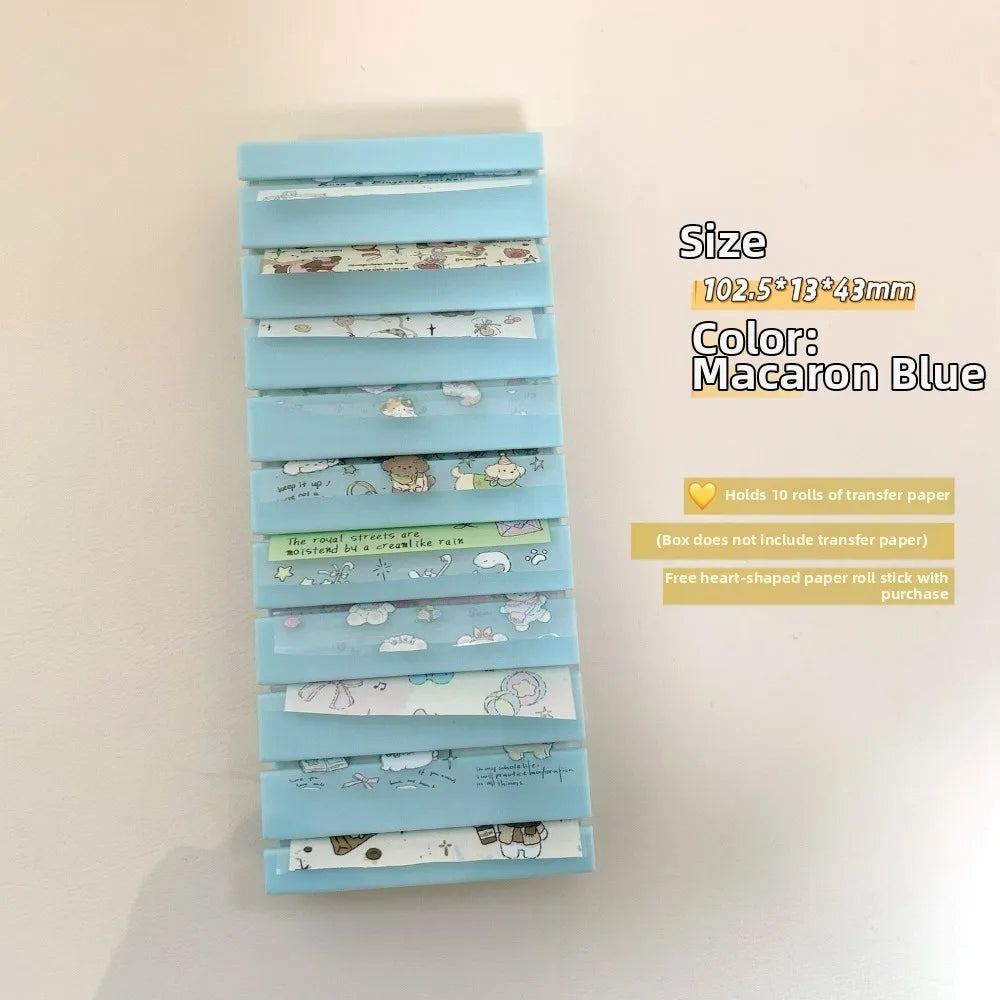 10-Grid Nail Foil Storage Box – 3D Printed Nail Art Organizer