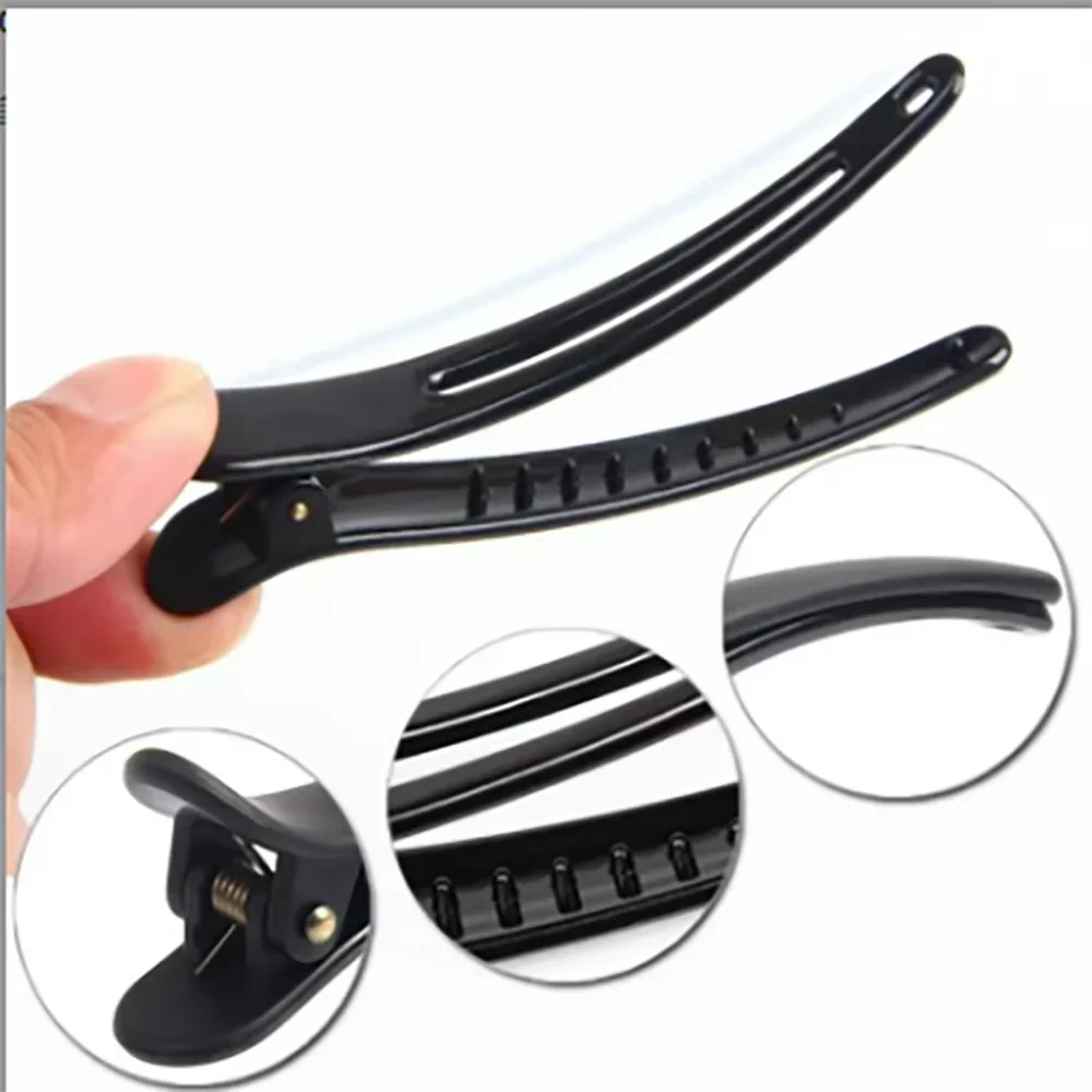 10-Pack Anti-Slip Plastic Duckbill Hair Clips for All Hair Types
