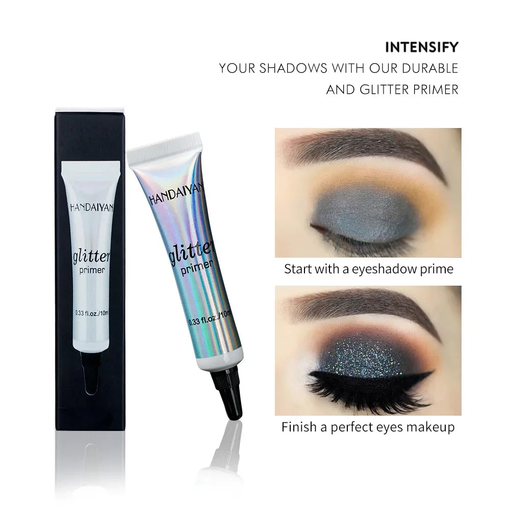 HANDAIYAN Glitter Eye Primer – Long-Lasting Eyeshadow Base Eye Makeup Primer PRIMED