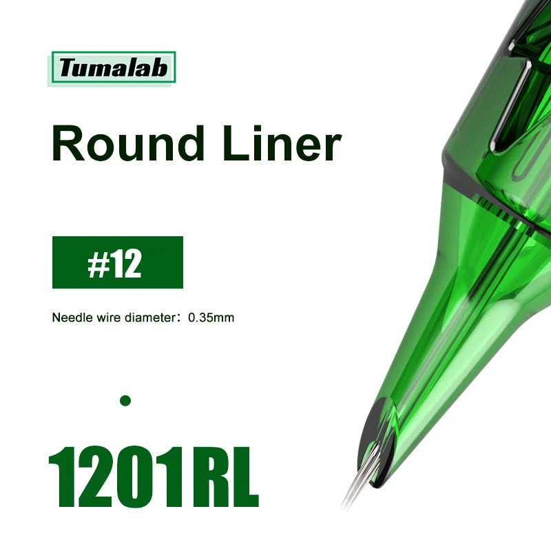 TUMAlab Cartridge Tattoo Needles 20Pcs – Liners & Shaders