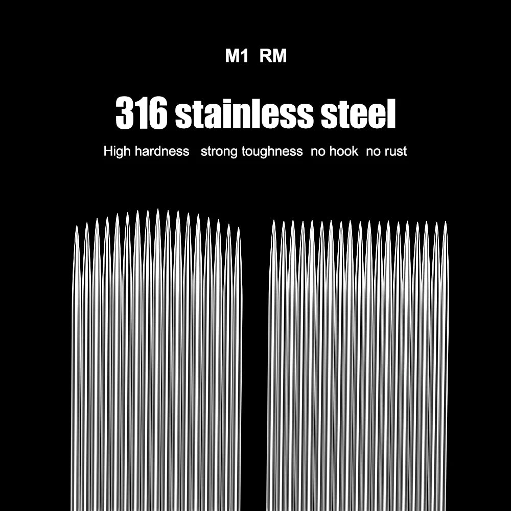 TUMAlab Sterile Disposable Round Magnum Tattoo Needles 50pk