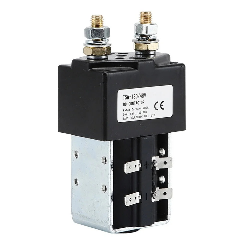 TSW-180 DC Contactor Relay 24V–72V 200A | Forklift & Solar