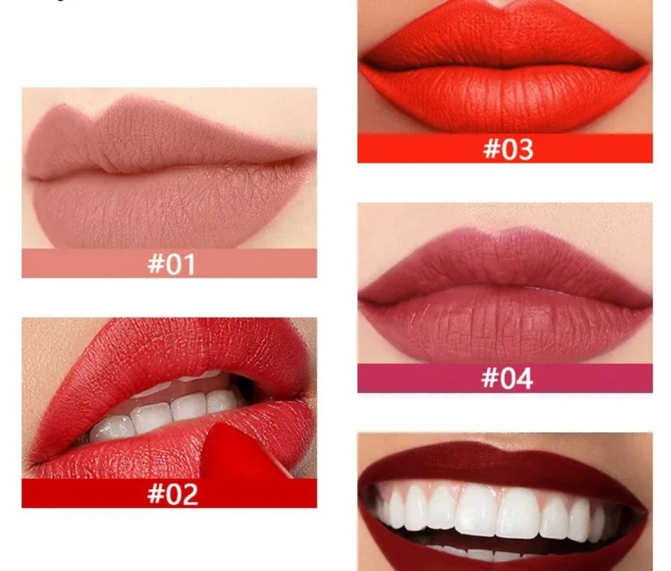 Popfeel Matte Velvet Lipstick – Waterproof & Long-Lasting