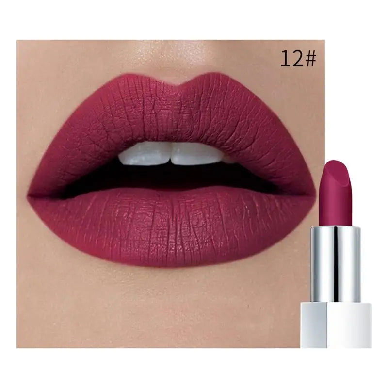 Pudaier Waterproof Matte Lipstick – Vitamin E, 17 Shades