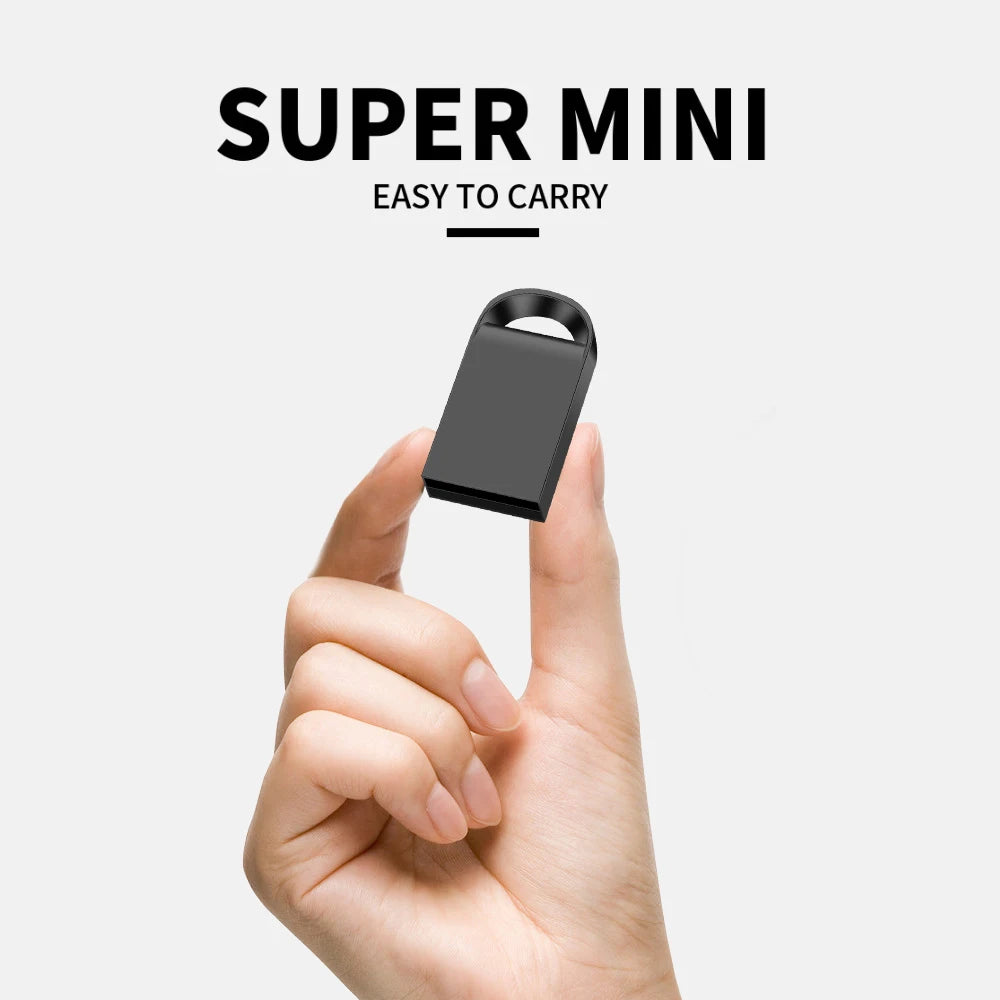 Super Mini Metal USB Flash Drive 2.0 – 4GB to 128GB USB Flash Drive PRIMED