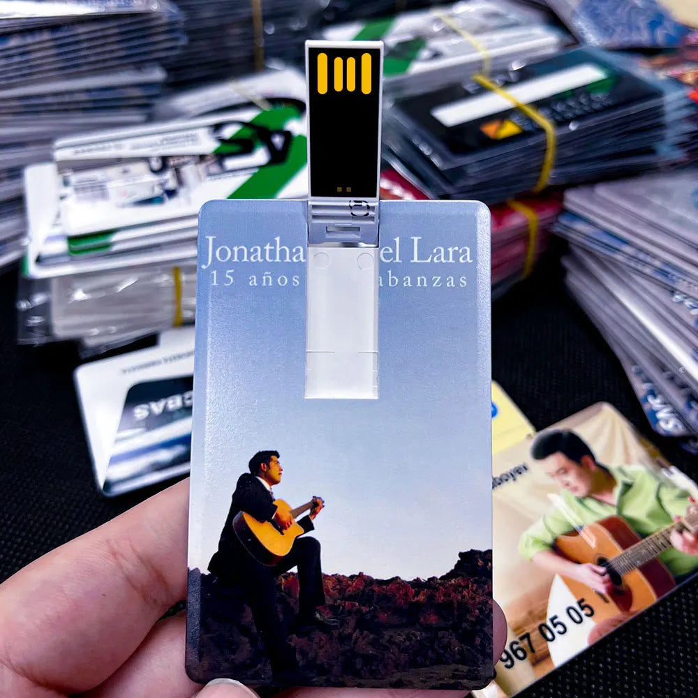10-Pack Custom Logo Business Card USB Flash Drives 4G–64GB USB Flash Drive PRIMED