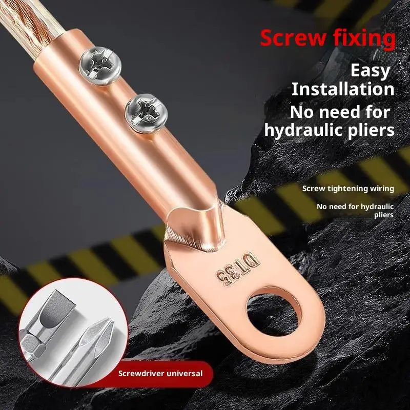 Screw-Type Copper & Aluminum Cable Lug Crimp Terminal