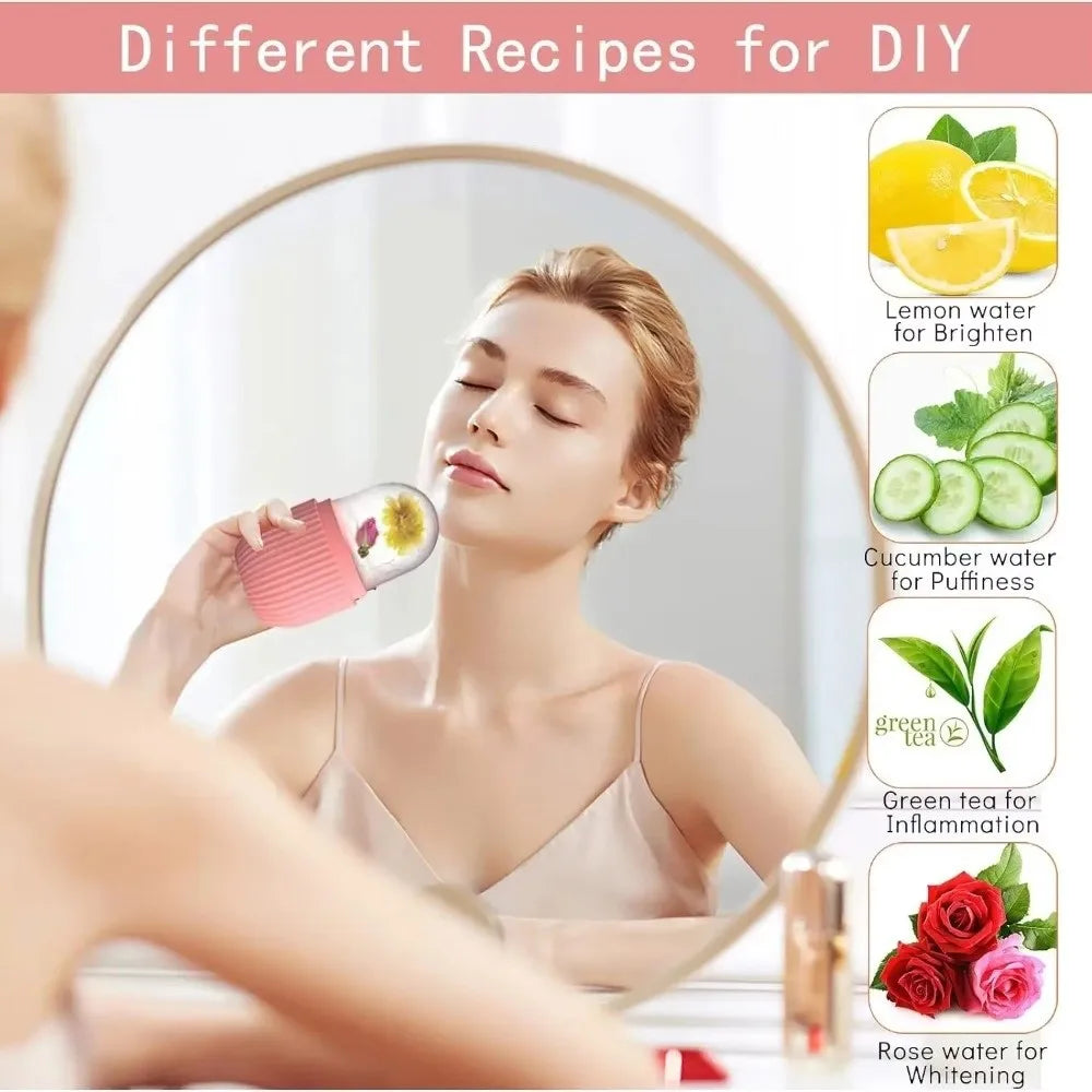 Silicone Facial Ice Cube Mold – DIY Beauty Massage Tool