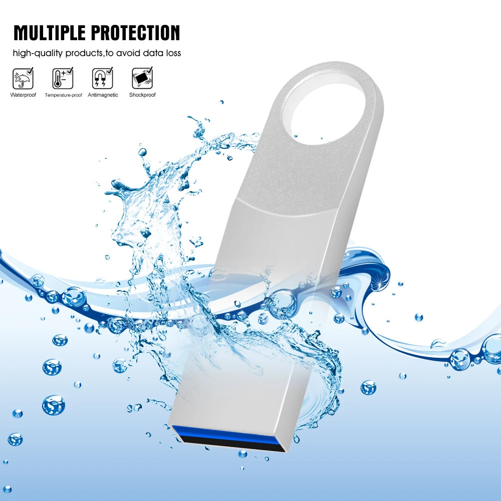 Metal USB 3.0 Flash Drive 8GB–128GB | High-Speed Pen Drive USB Flash Drive PRIMED