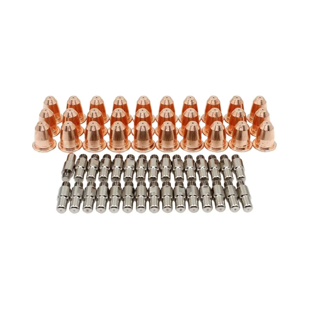 60-Pc S45 Plasma Torch Electrodes & Nozzles – Trafimet Kit Plasma Torch Consumables PRIMED