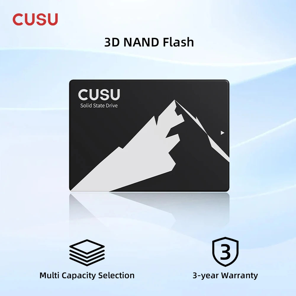 CUSU 2.5" SATA III SSD 128GB–4TB Internal Solid State Drive Internal SSD PRIMED